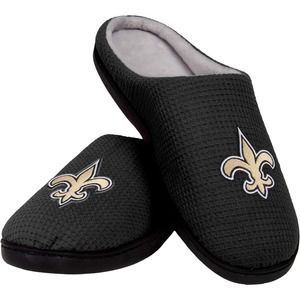 New Orleans Saints NFL Licensed Mens Memory Foam Slides - Small